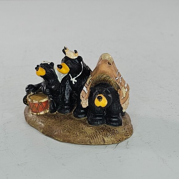 Big Sky Carvers Itty Bitty Beartivity Cow Camel Drummer Figurine - Picture 8 of 9